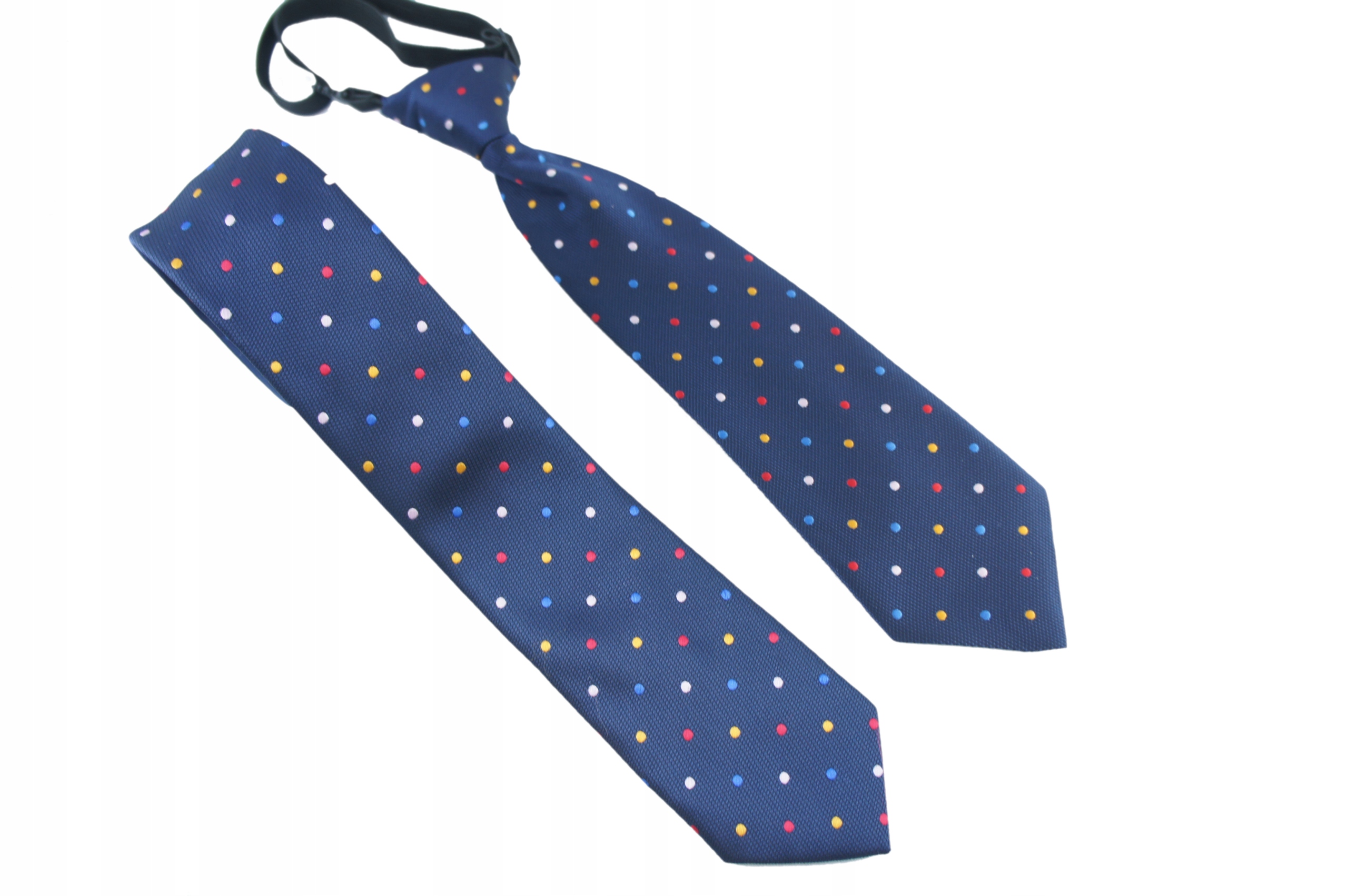 

Komplet Tata i Syn Krawaty w kropki Premium