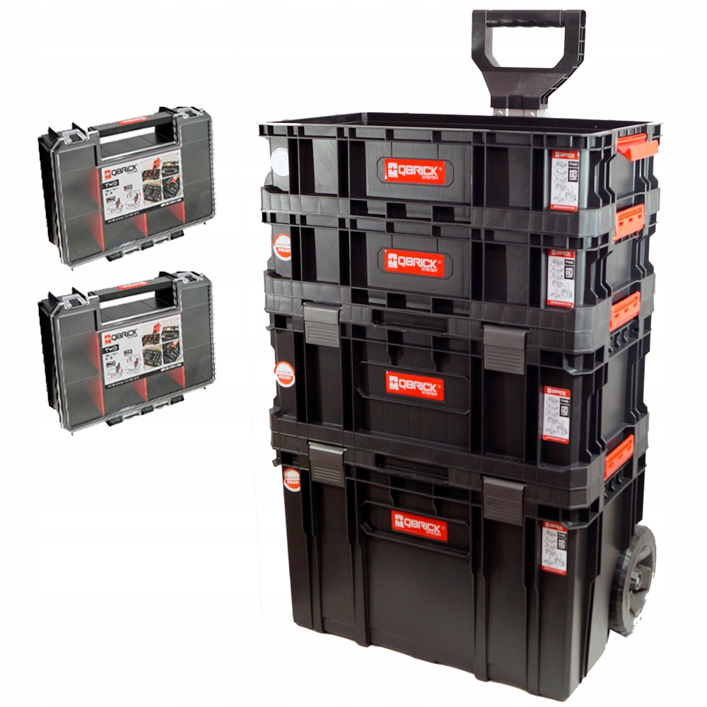 SKRZYNKA NARZĘDZIOWA NA KÓŁKACH QBRICK TWO SET 15M