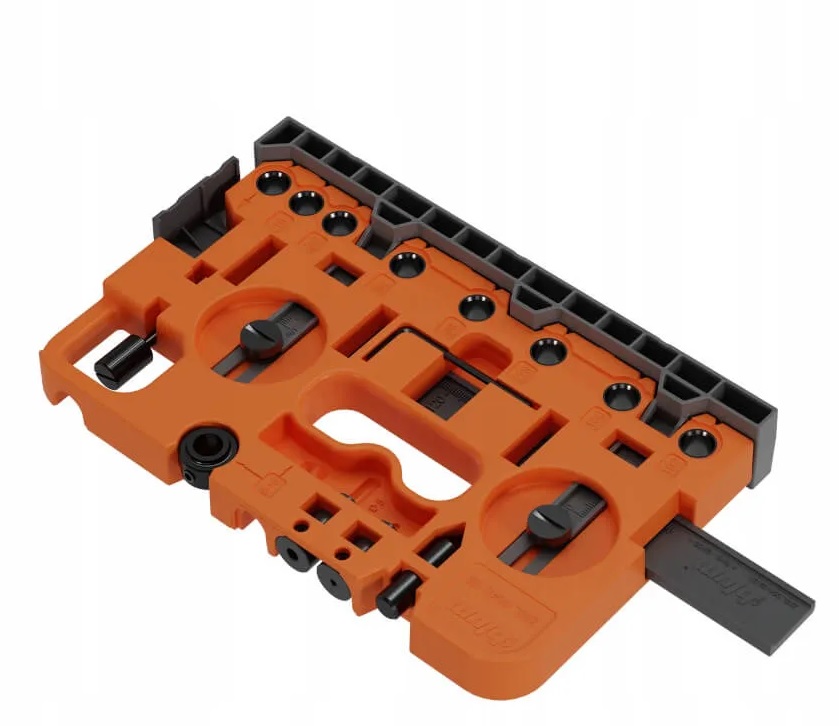 Blum ZML.0040.02 – montážny vzorkovník, univerzálna šablóna na kovanie