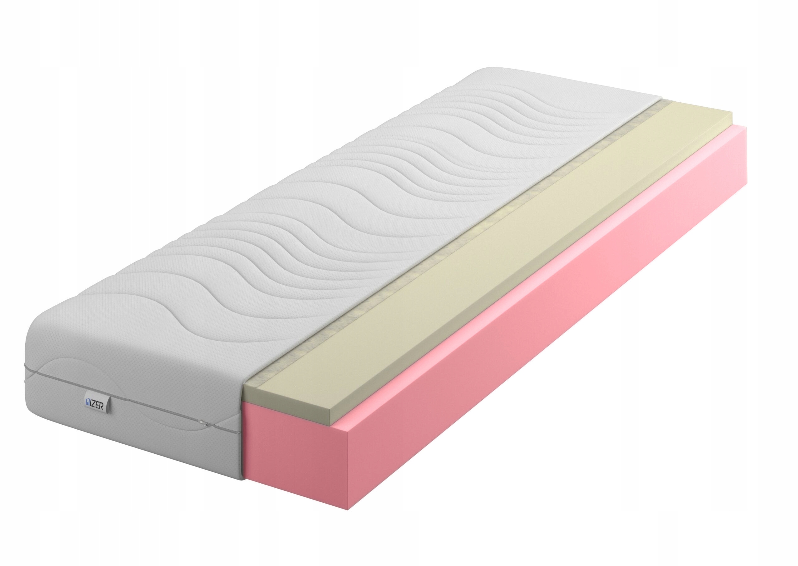 Matrace Hr 16 cm stříbrná HR35 Visco 100x200, oboustranná