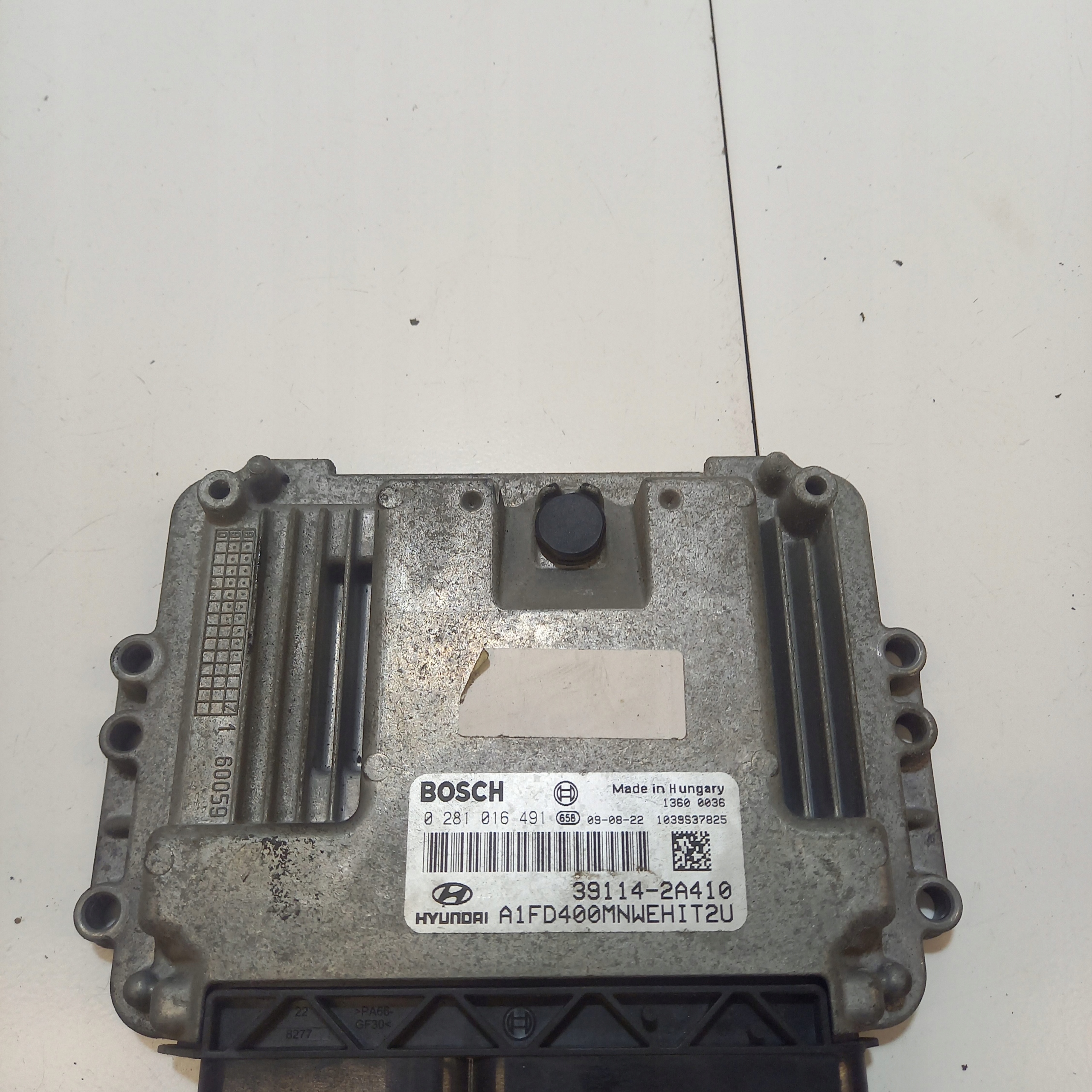 computer of the engine control unit HYUNDAI I30 39114-2A410 0281016491