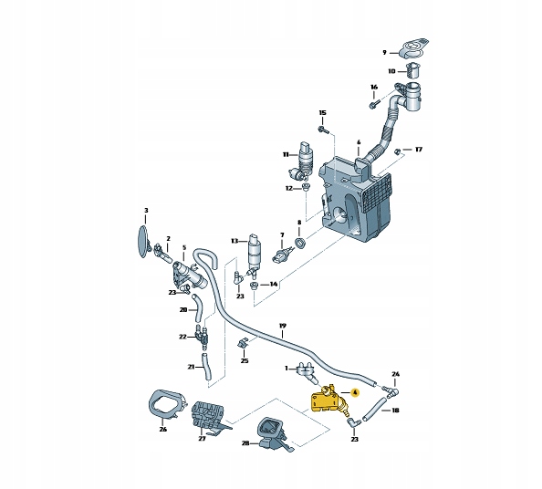 DYSZA SPRYSKIWACZA REFLEKTORA SEAT LEON LEWA Typ samochodu Samochody osobowe