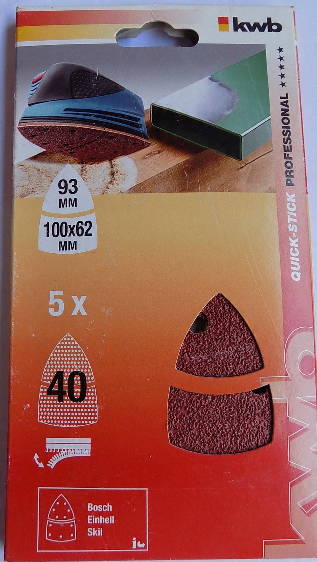 

Papier ścierny trójkąt delta i multi 93mm 100x62mm