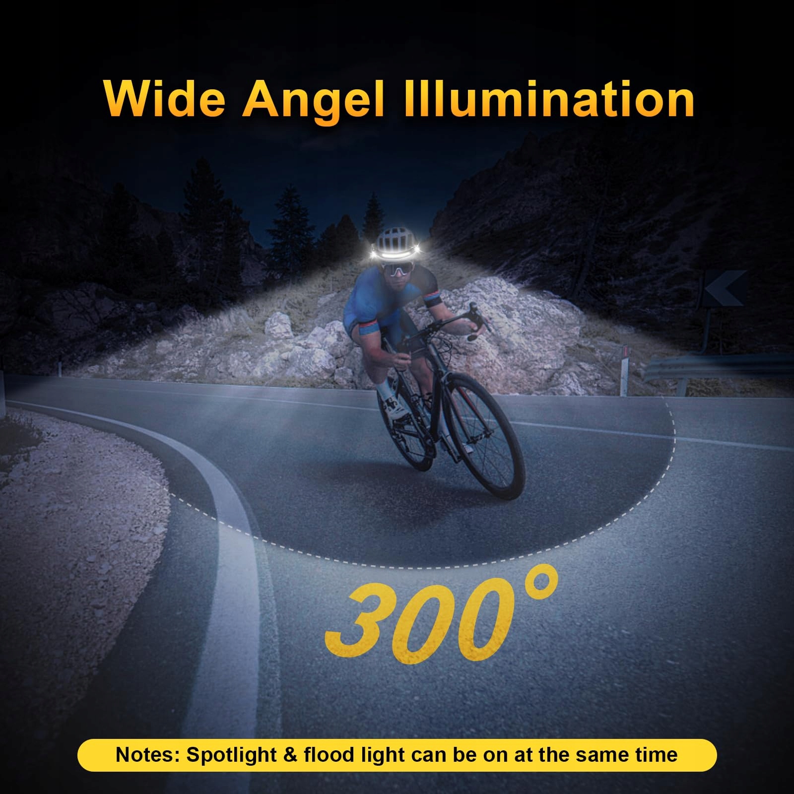 LED STIRNLAMPE Zestaw 2 Sztuk Lampa Czołowa 300° 9 Trybów Wodoodporna — miniatura 2