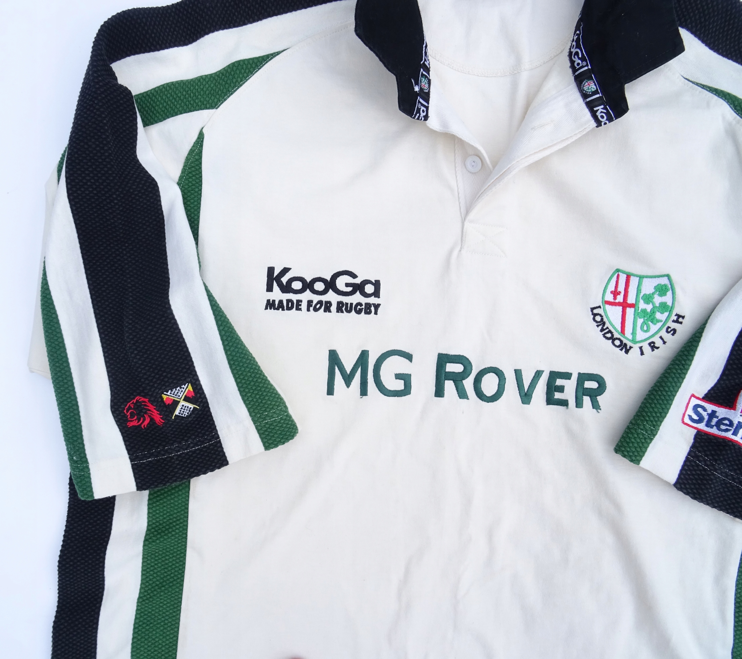 KOOGA LONDON IRISH Home Rugby 2001-02 bluza UNIKAT Marka inna