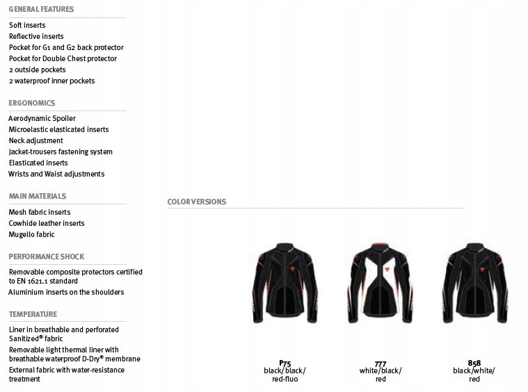 Kurtka Dainese Super Rider D-Dry r. 56 Producent Dainese