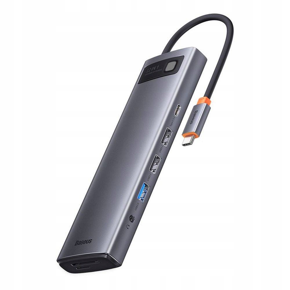 Baseus Hub adaptér 12v1 Typ C na 2x USB3,0 2x USB3,1 Typ C