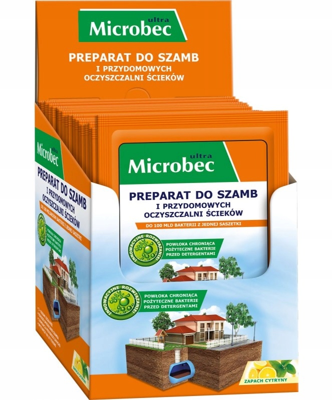 

Microbec Ultra Preparat do Szamb Saszetki 18szt