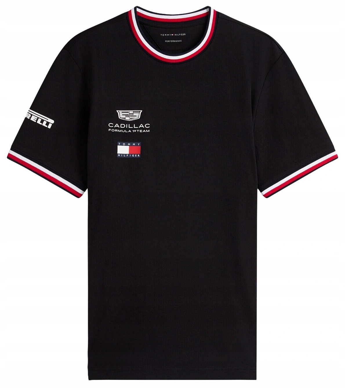 Tričko Cadillac F1 Tommy Hilfiger 2026 Team černá r.XXL