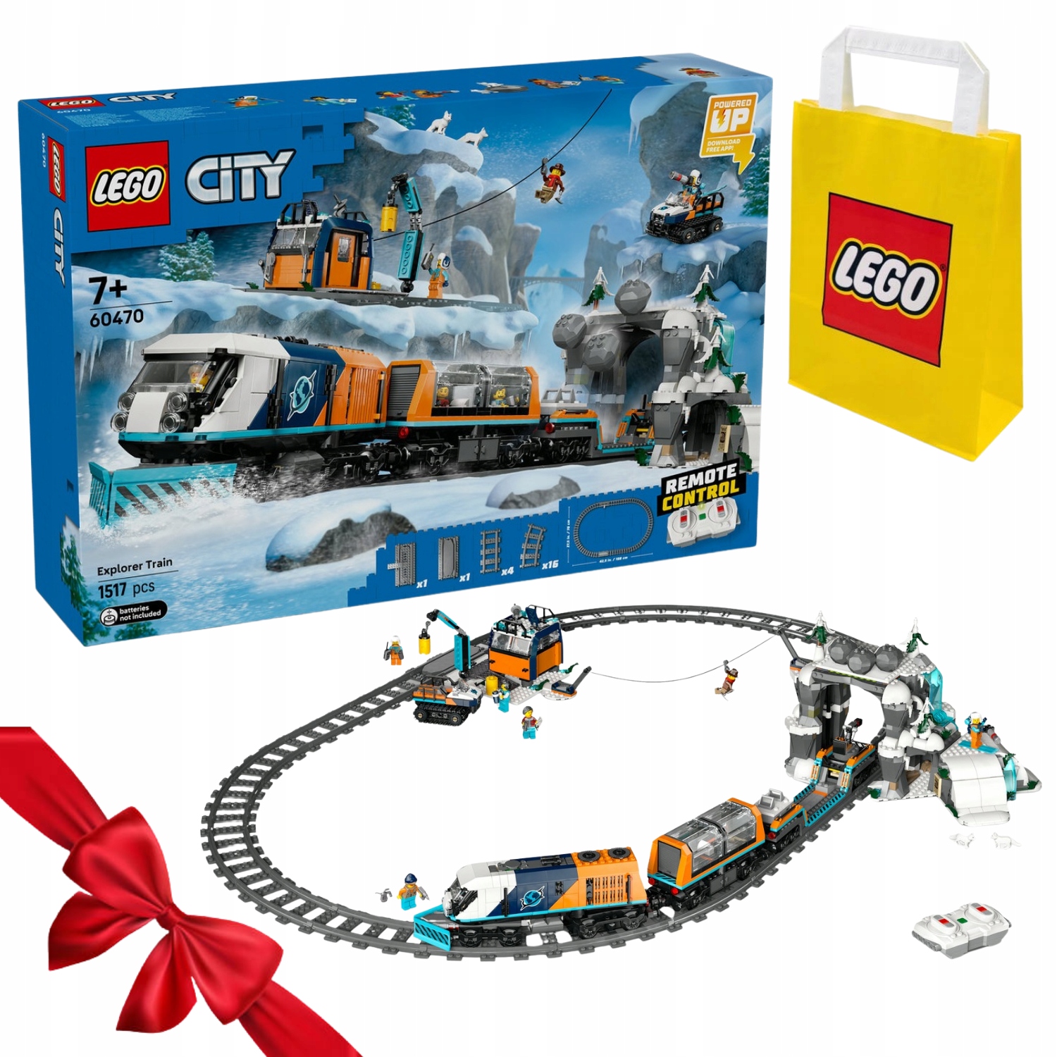 Zestaw Klocków Lego City 60470 Ekspres Polarny Dla Odkrywców Arktyki
