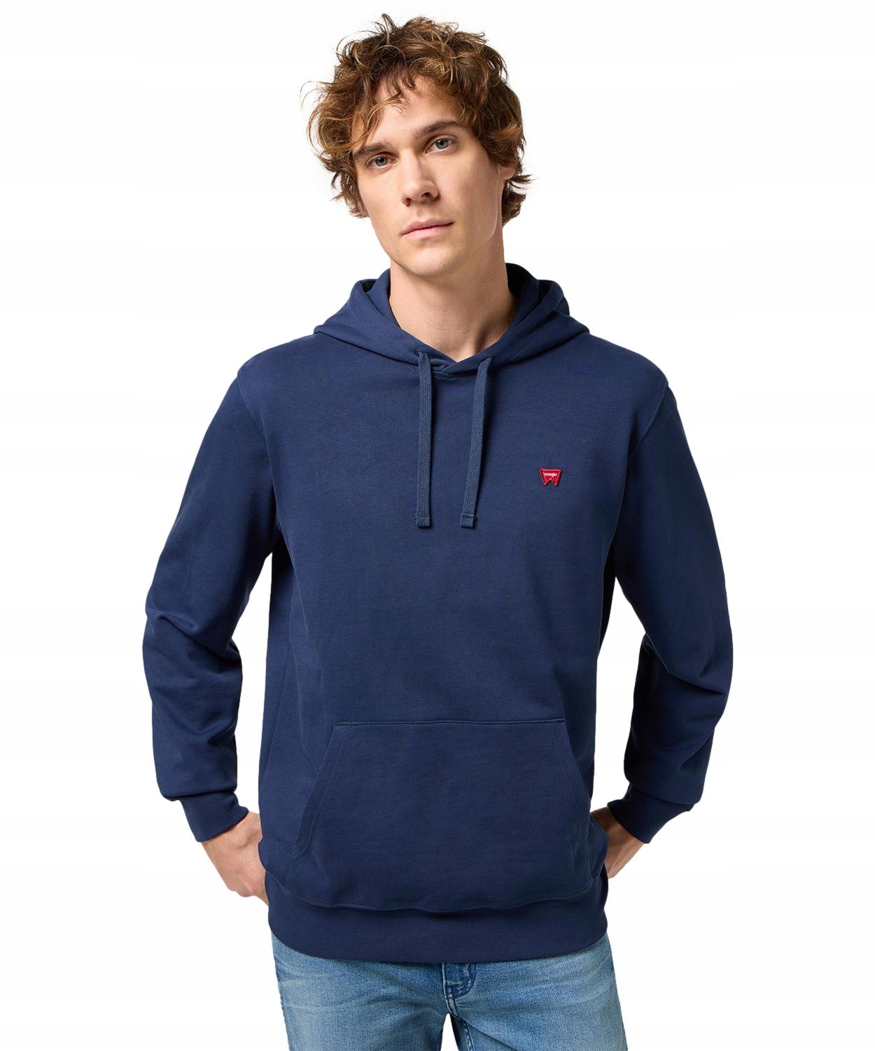 Mikina Wrangler Sign Off Hoodie 112382181 Navy M