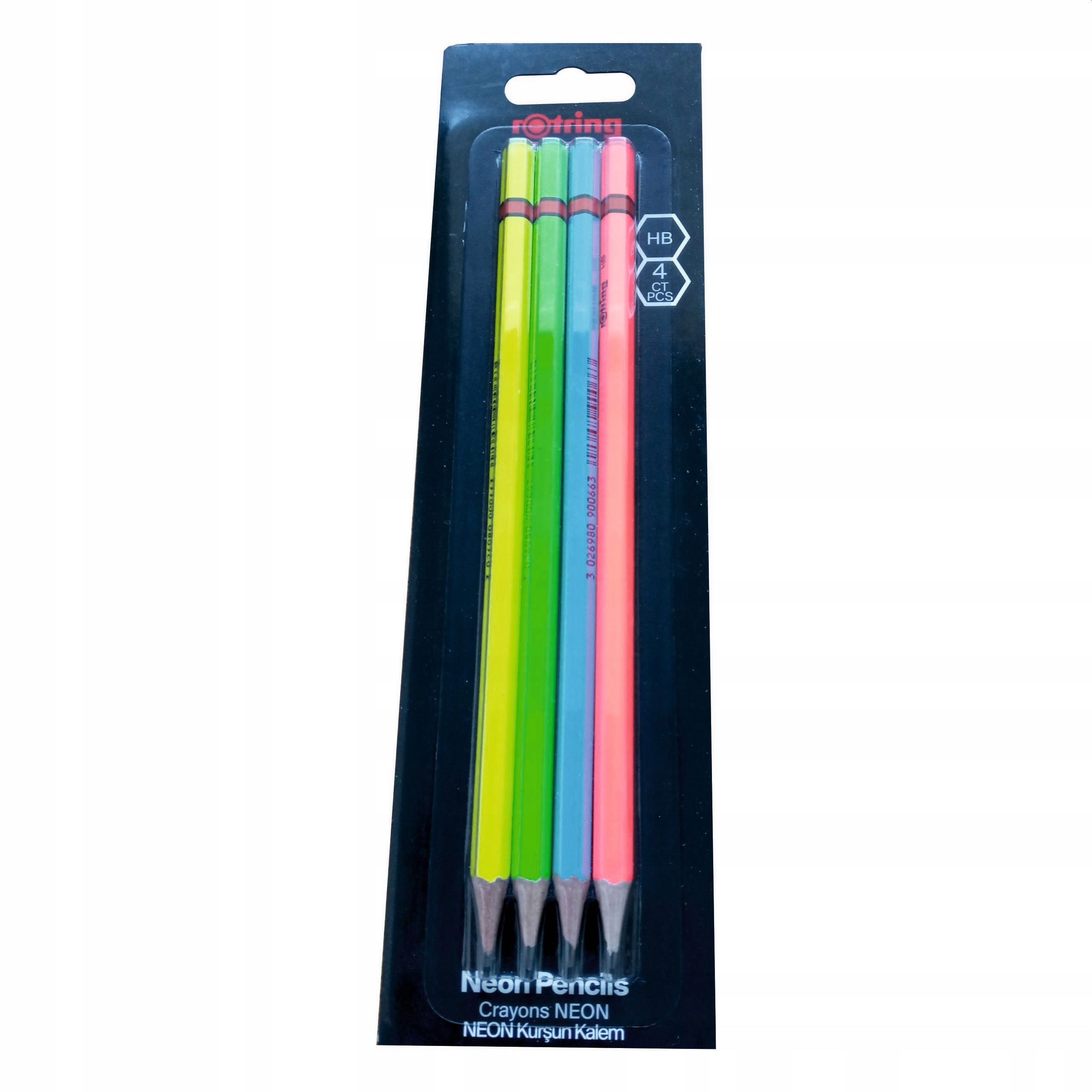 Ołówek ROTRING NEON Ołówki HB 4 sztuki