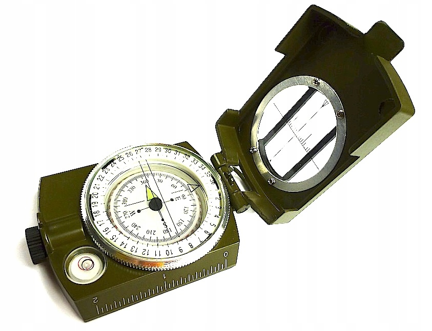 Kompas Busola Profesionální Hliník, Kov, Armáda