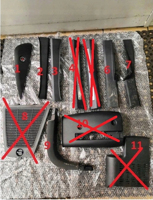 FORD S-MAX II MK2 PLASTIK OSŁONA ZAŚLEPKA POSZYCIE