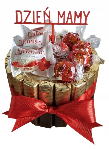 Levně Den žen Dárkový koš Sada sladkostí Dárek Narozeniny