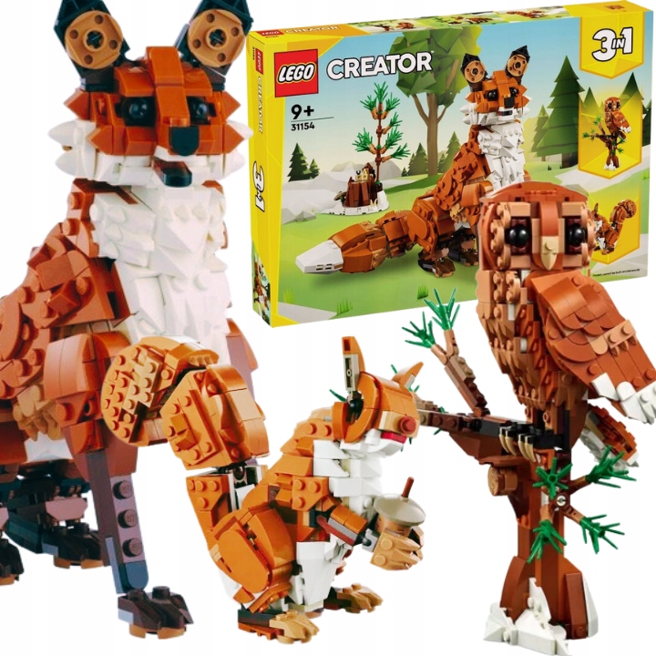 Lego Creator 31154 Lesní zvířata: liška obecná
