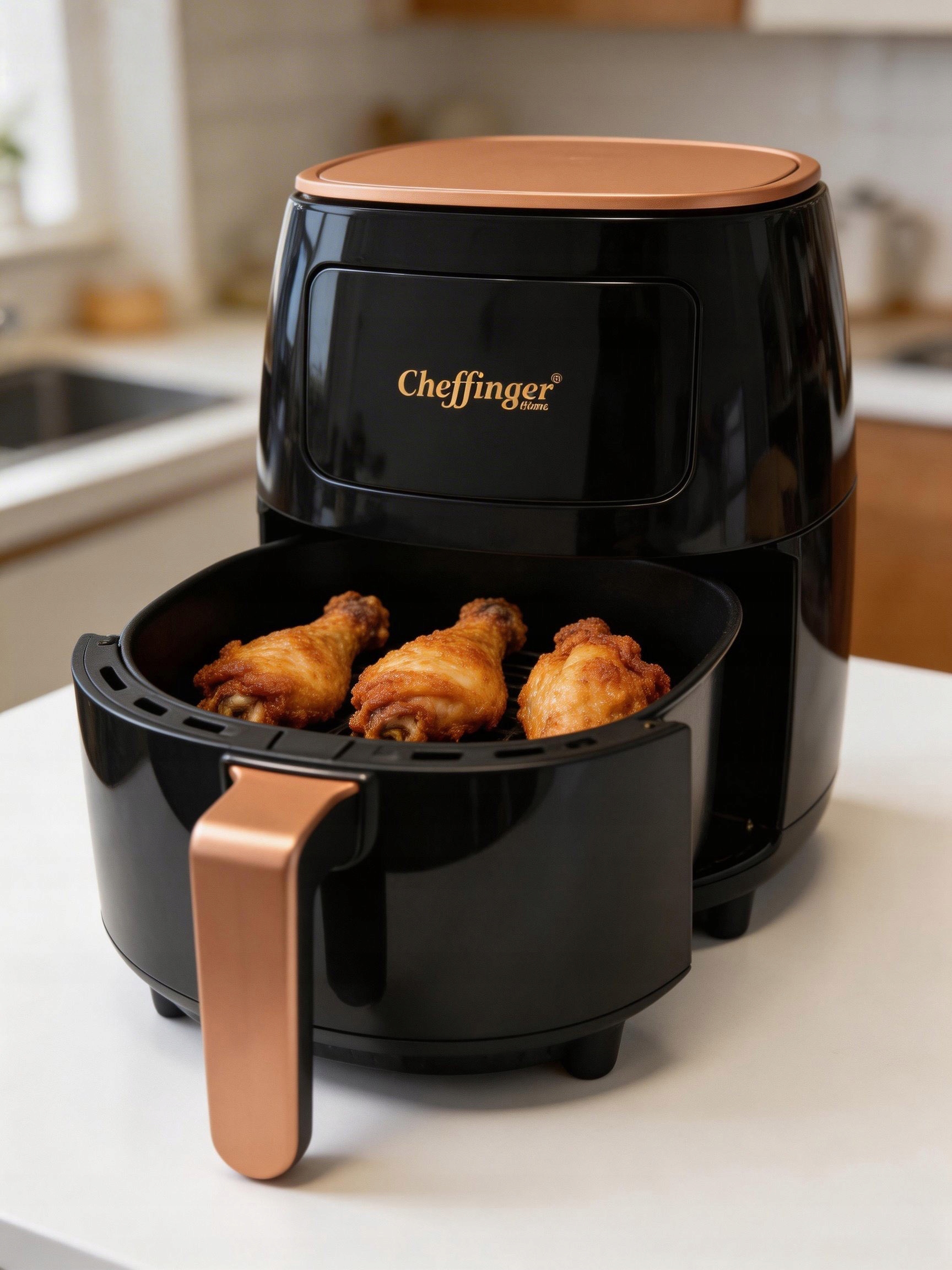 Vzduchová fritéza 4.5L 1400W, domácí, bez tuku, rychlé vaření