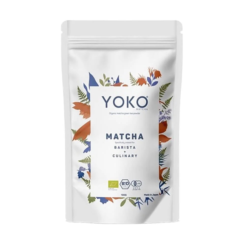 Japońska Matcha Bio Yoko Barista Zielona Herbata w Proszku 100 g