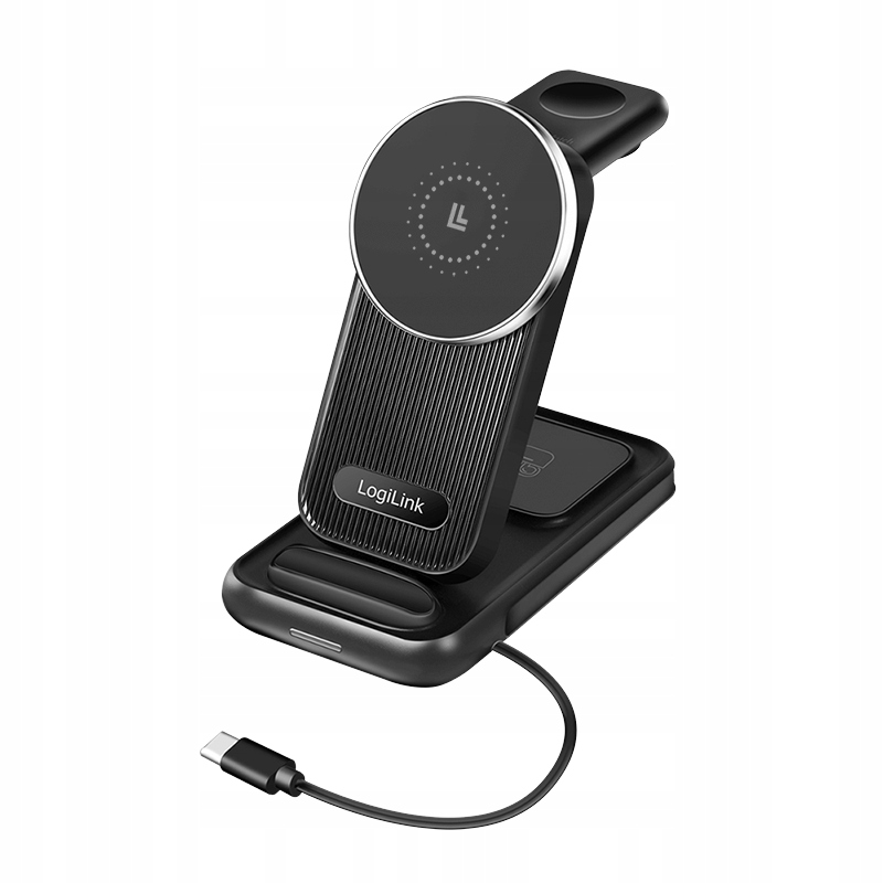 Nabíjecí Stanice Logilink 4v1 MagSafe Indukční Qi pro Watch AirPods