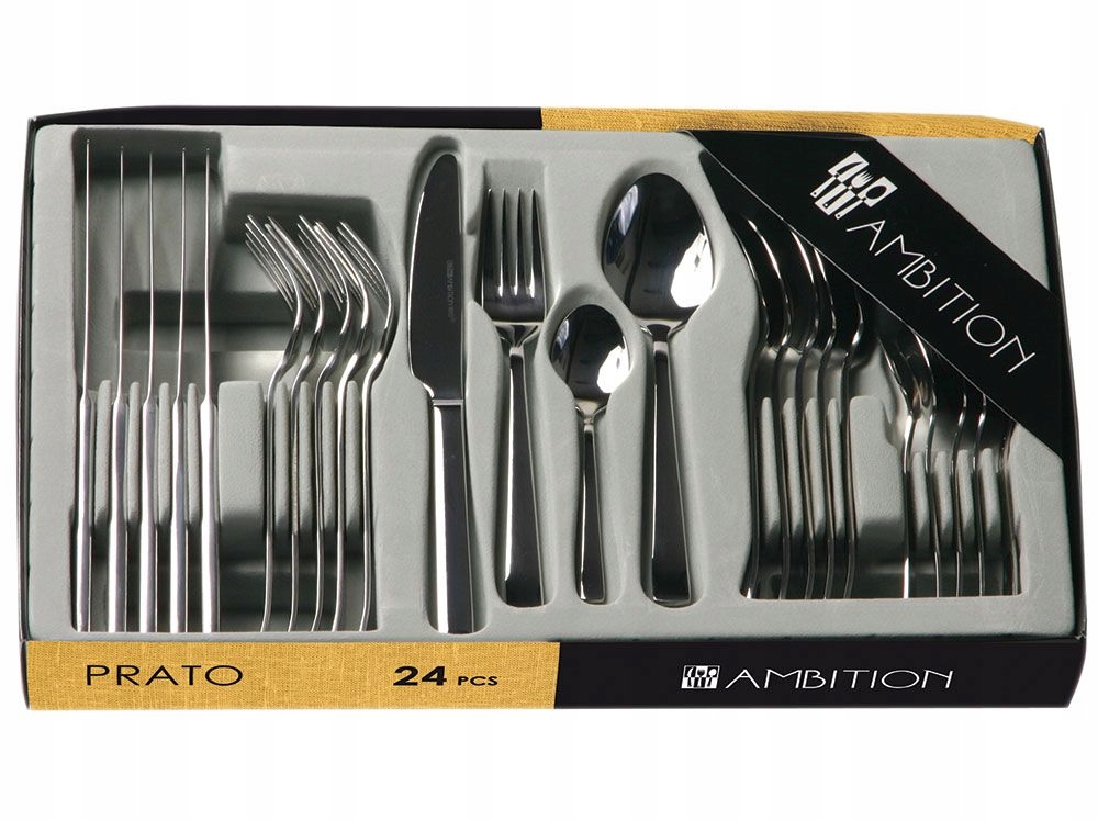 

Ambition Komplet zestaw sztućców Prato 24el. 6os.