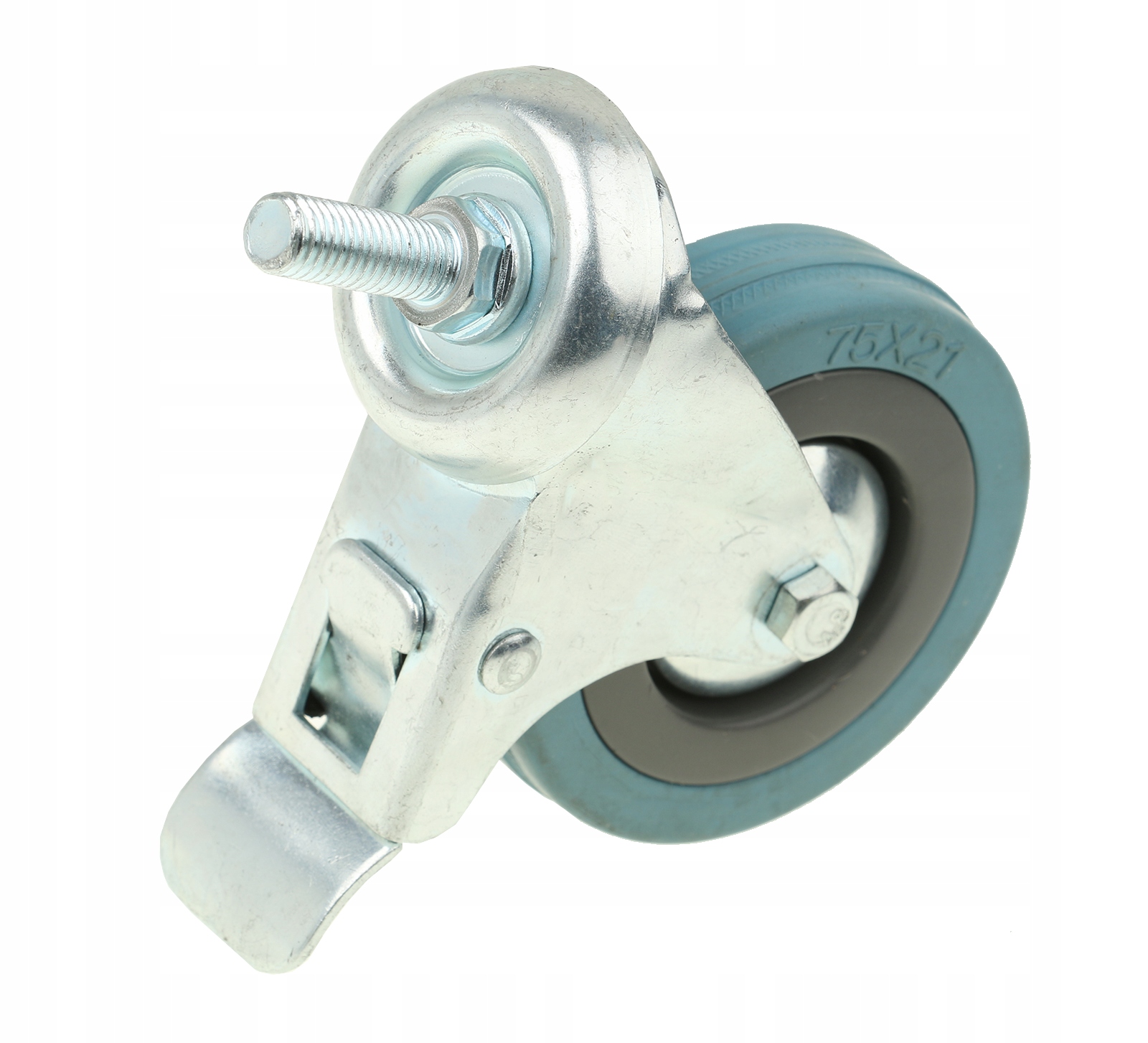 

Koło Kółko Obrotowe Z Hamulcem 75 mm Gwintem M10