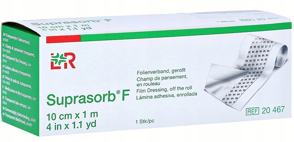 L&R - Suprasorb F - 10cm x 1m - 1szt.