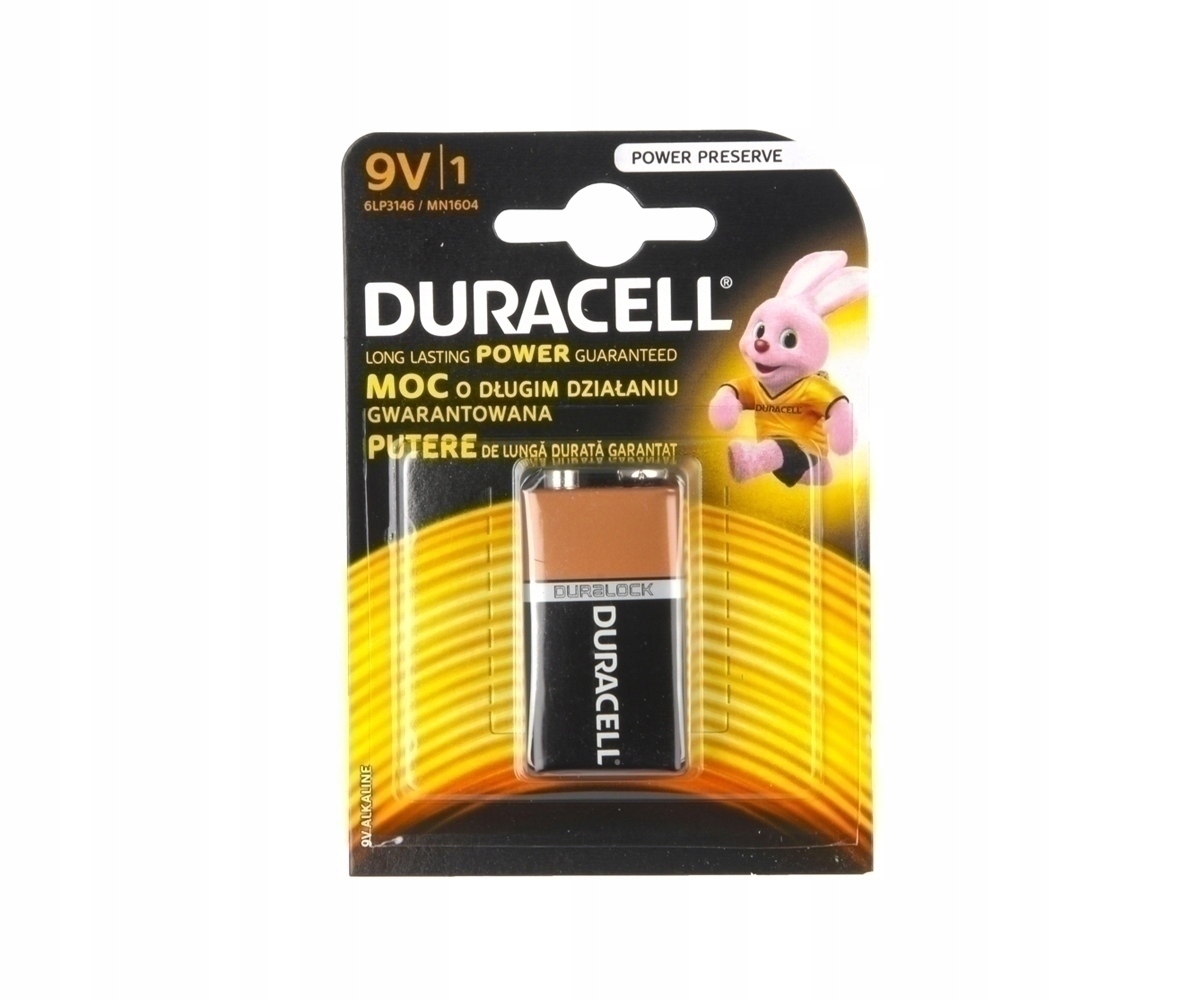 

Bateria alkaliczna 6LF22 Duracell C&b B1 9,0V