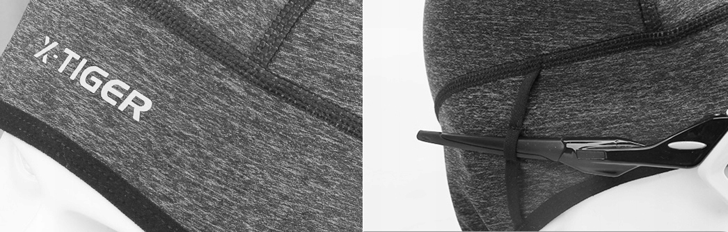 CZAPKA ROWEROWA ZIMOWA X-TIGER CIEPŁA TERMOAKTYWNA WINDSTOPER POD KASK PRO Model CZAPKA ROWEROWA ZIMOWA X-TIGER CIEPŁA TERMOAKTYWNA