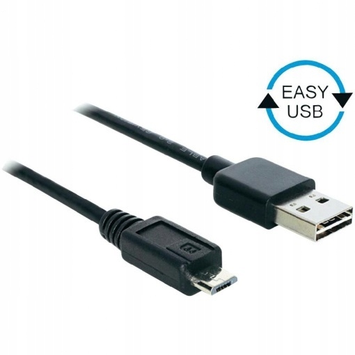 Przewód USB Delock 83366 czarny 1 m