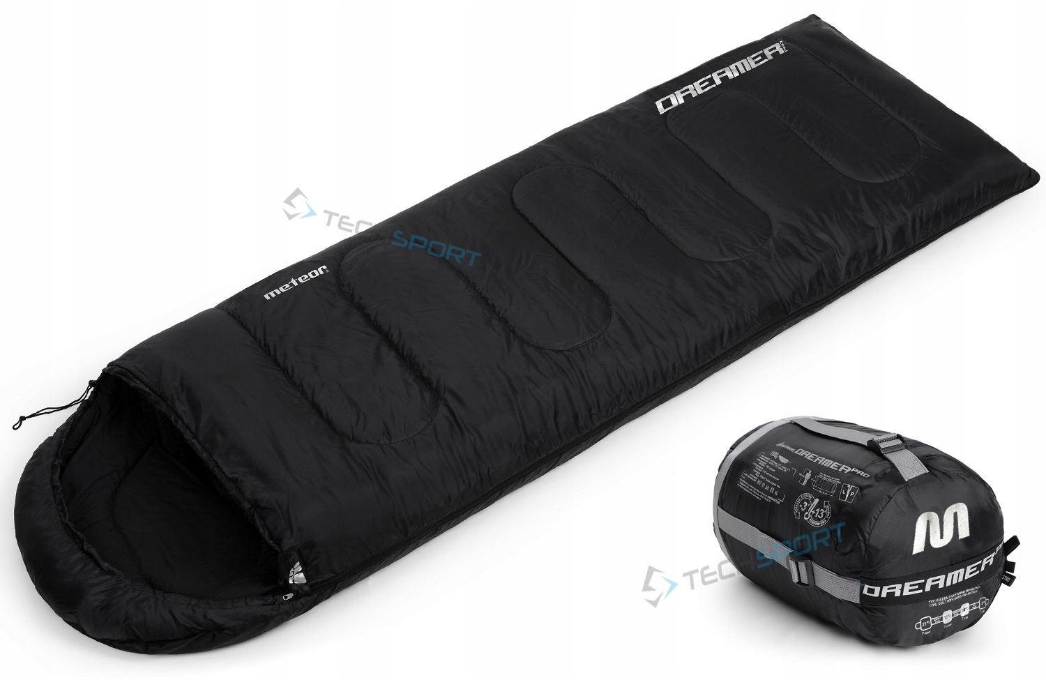Markowy Śpiwór 2W1 Meteor Dreamer Pro do -3st