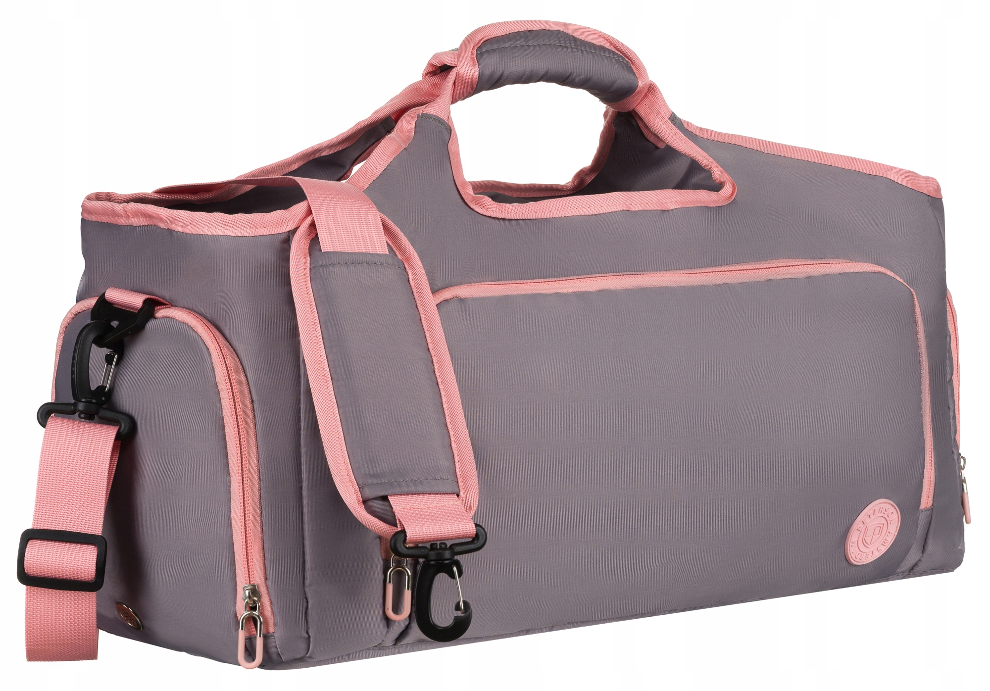 Sportovní turistická cestovní tréninková taška Peterson je prostorná přes rameno