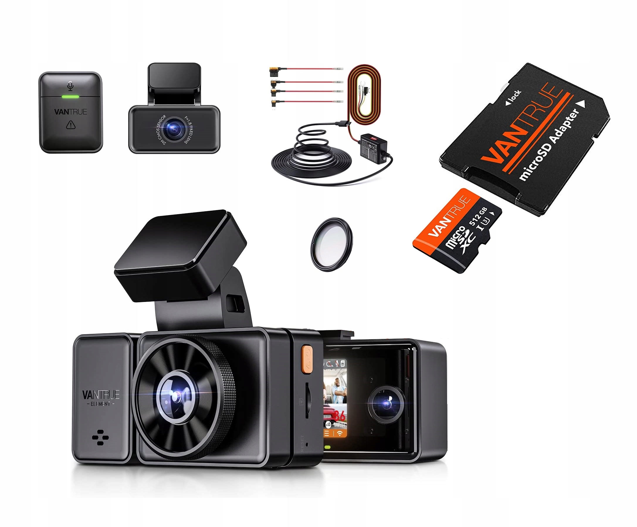 

Wideorejestrator Vantrue E3 3ch Full Opcja