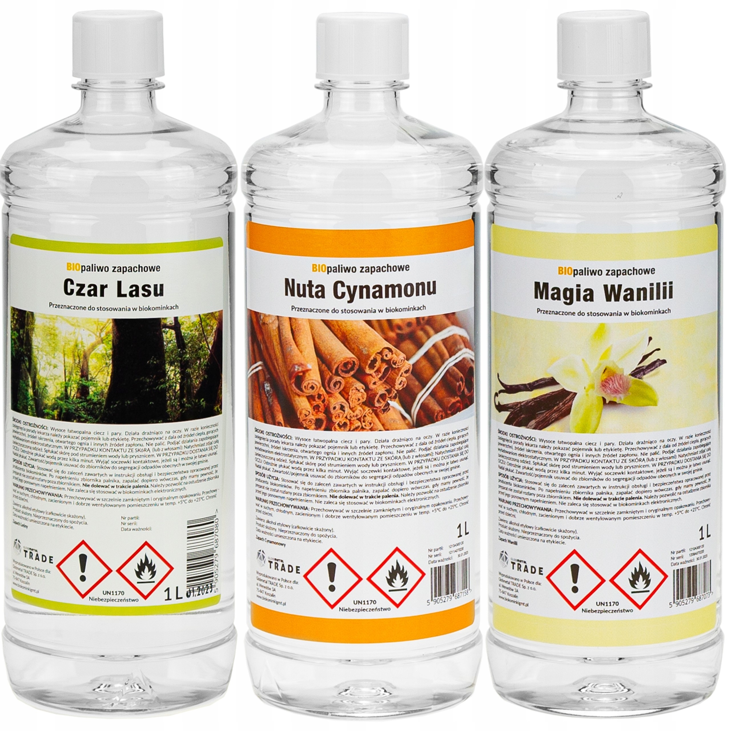 BIOPALIWO ZESTAW MAGIA ŚWIĄT BIOKOMINEK ZAPACHOWE