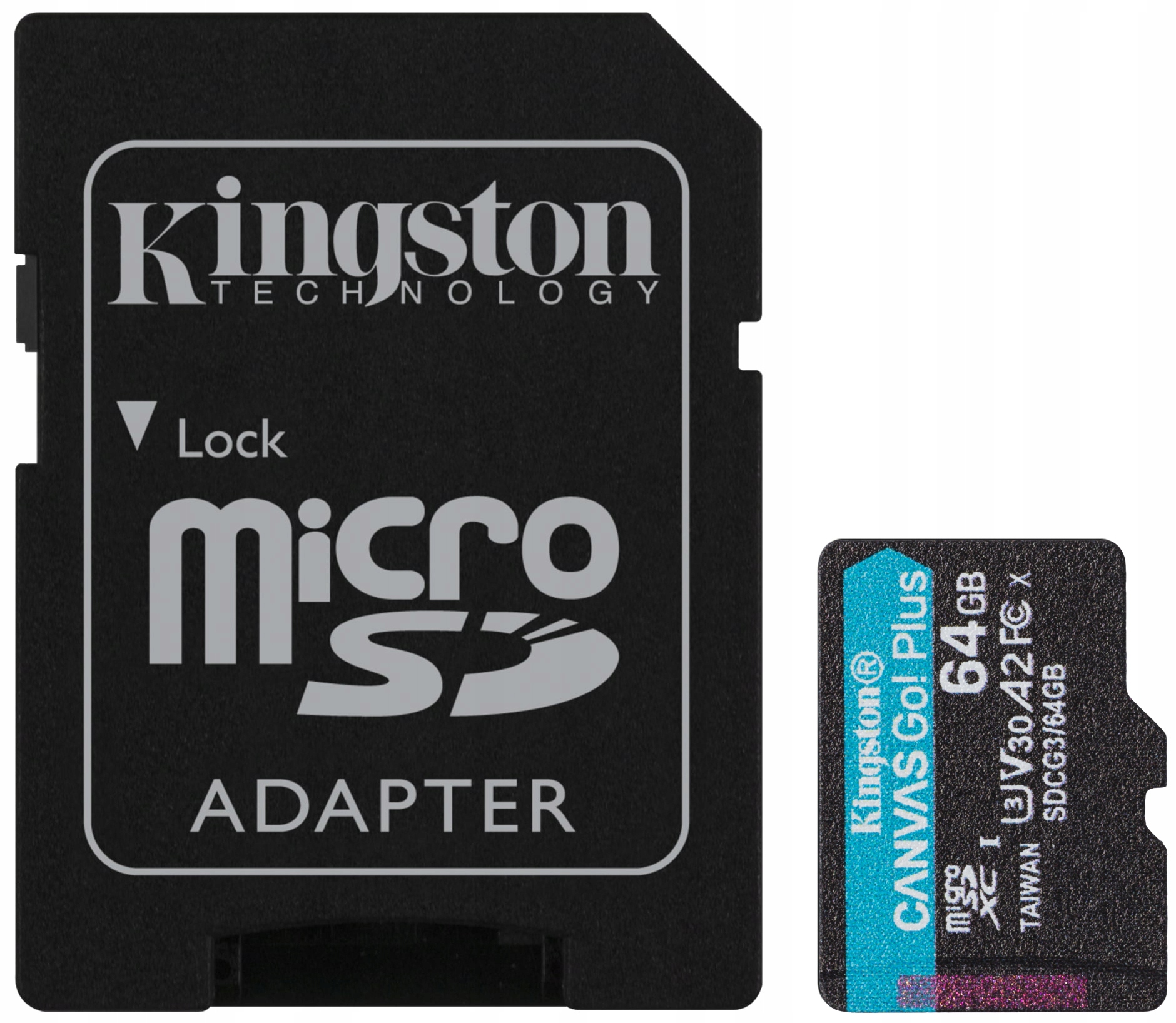 Karta microSD Kingston Canvas Go! Plus 64 GB Pojemność karty 64 GB