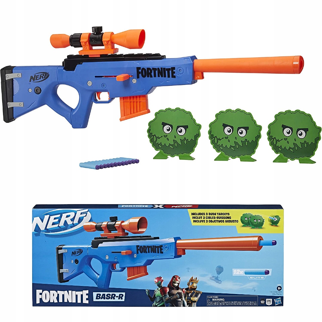 

Nerf Fortnite Snajperka Basr R L +celownik +cele