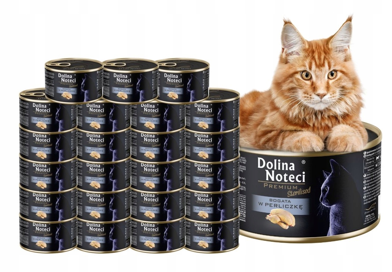 Levně Dolina Noteci Premium Sterilised mokré krmivo pro kočky perlička 24x185g