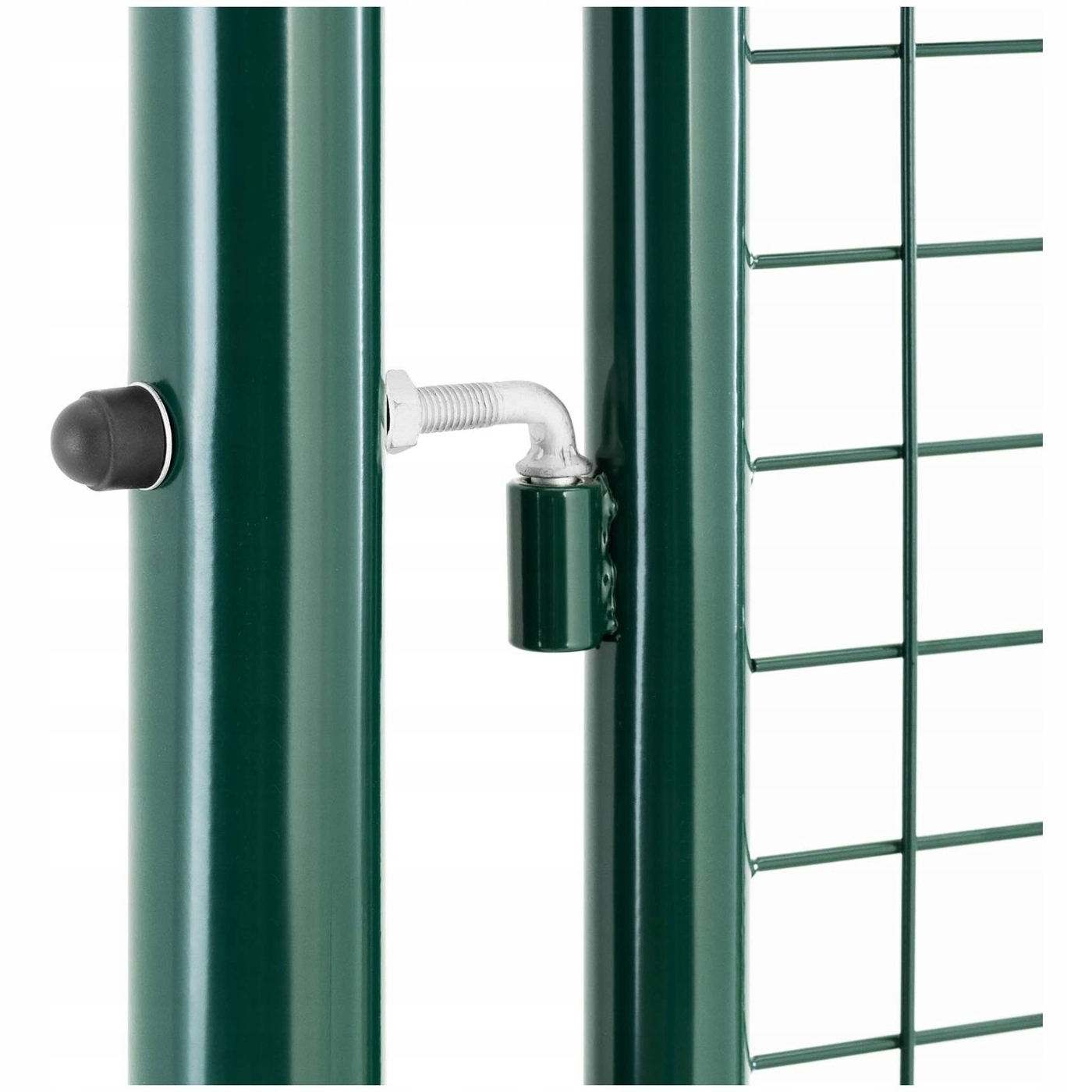 FURTKA BRAMKA OGRODOWA SŁUPKI 6 cm METALOWA ZAMEK Kod producenta WIE-GG-100