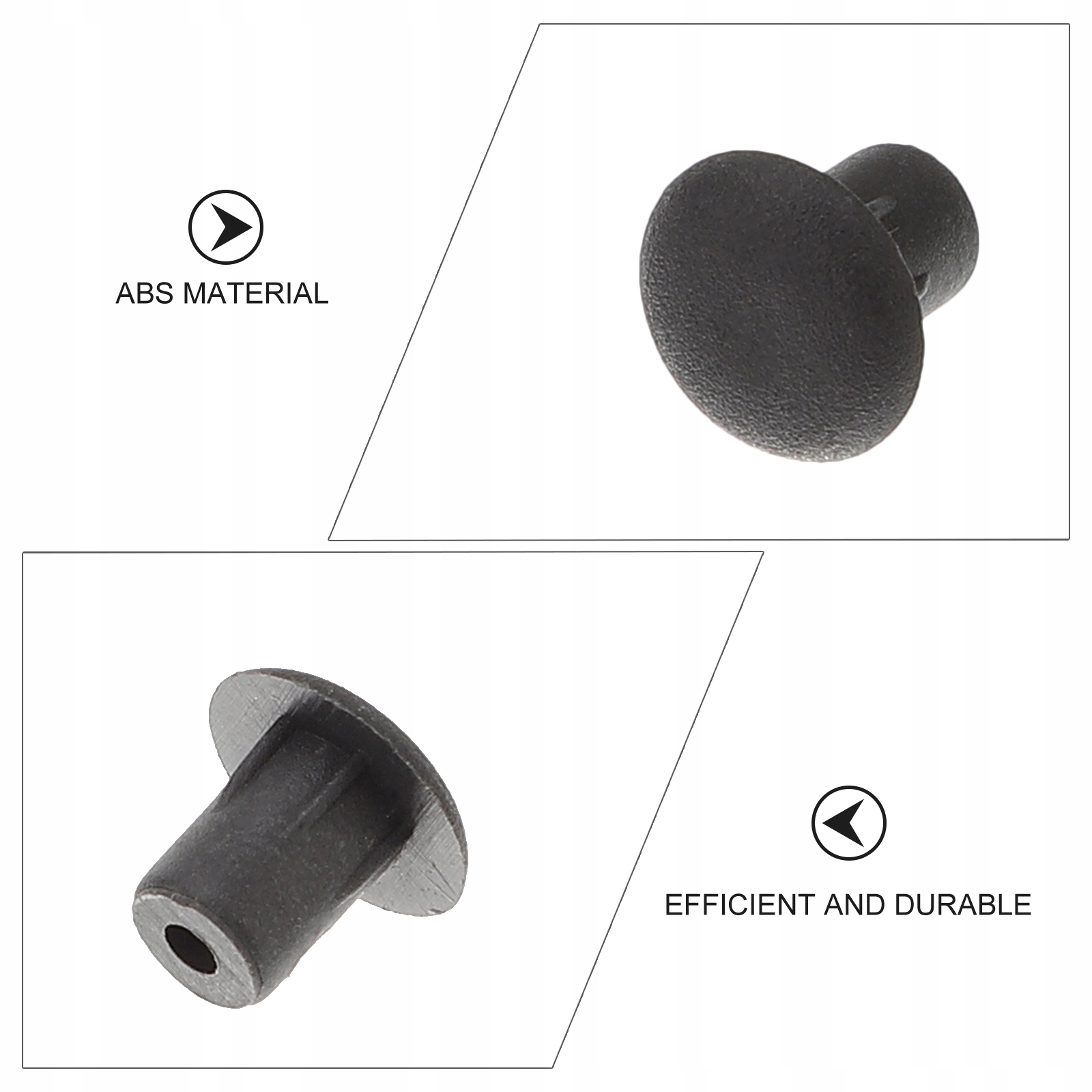 Zaślepki na śruby z otworem wiertniczym Rodzaj wkręt