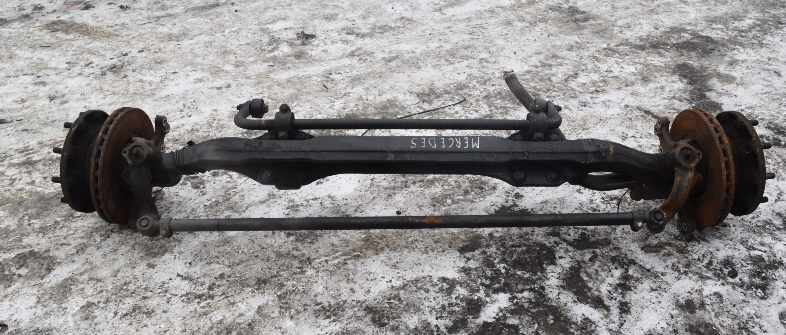 OŚ PRZEDNIA MERCEDES ACTROS AROCS ANTOS MP4