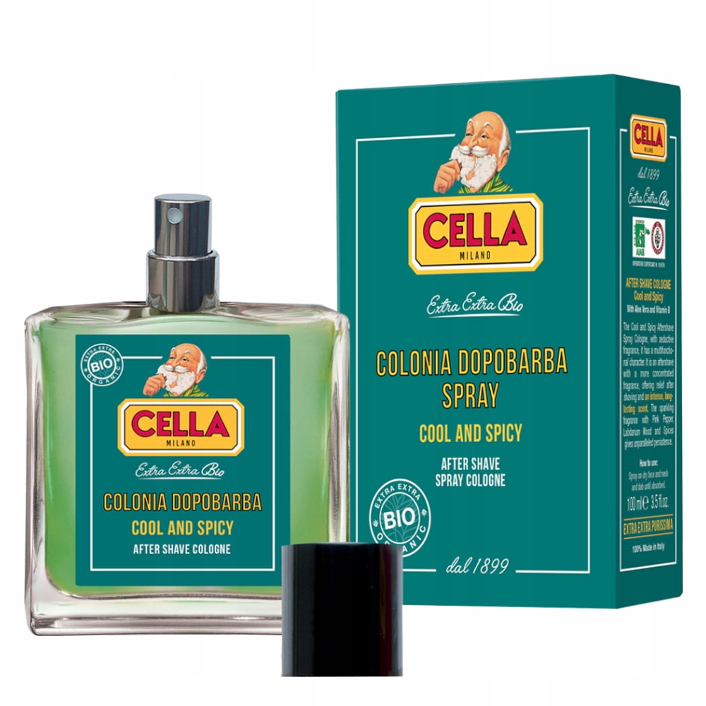 Cella Milano Kolínská voda Cool and Spicy po holení sprej 100 ml