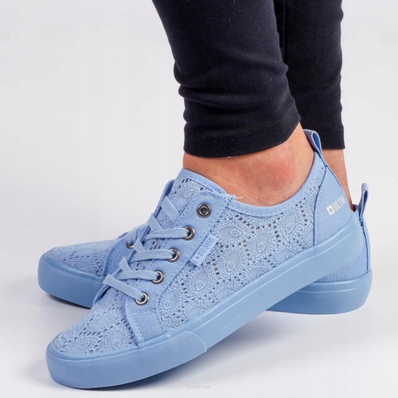 

Niebieskie tenisówki damskie Big Star JJ274061 r39