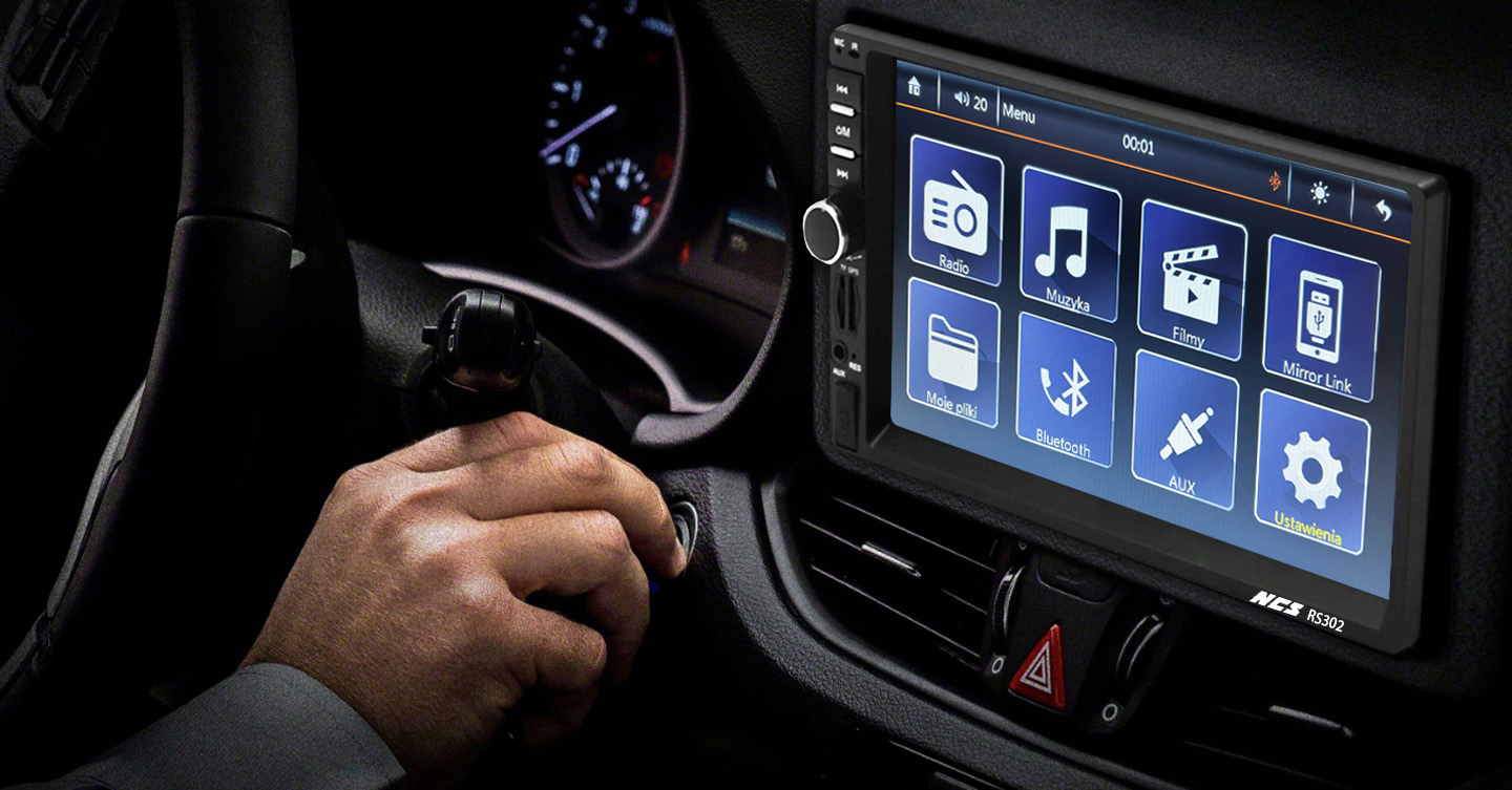 RADIO SAMOCHODOWE DO VW PASSAT B5 1996-2004 USB BT Rodzaje odtwarzanych nośników karta microSD USB