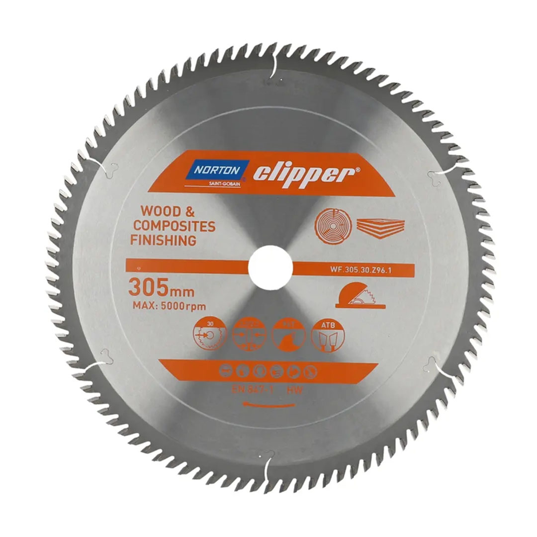 Kotoučová pila na dřevo Norton Clipper s vidlicí 305x30 mm 3,2/2,2 mm 96T