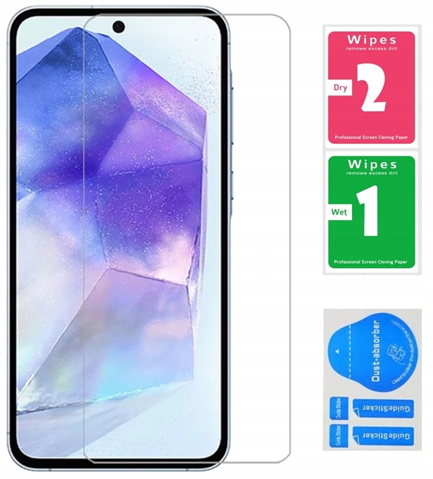 ETUI SKÓRZANE PORTFELOWE PLECKI + SZKŁO 9H DO SAMSUNG GALAXY A55 5G| KOLORY Marka Inna