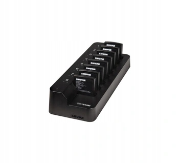 Shure SBC840M-E nabíjačka pre 8 akumulátorov SB910M pre vysielače ADX1M