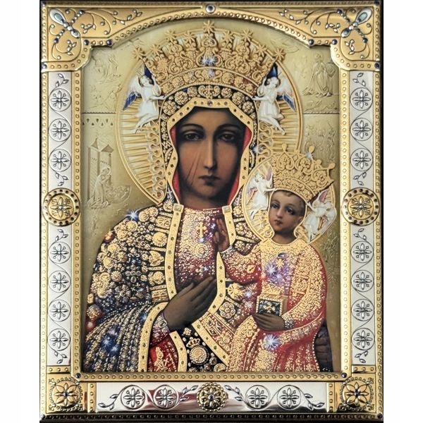 Ikona Panna Mária Čenstochovská CU014/3 Gravírovanie darček