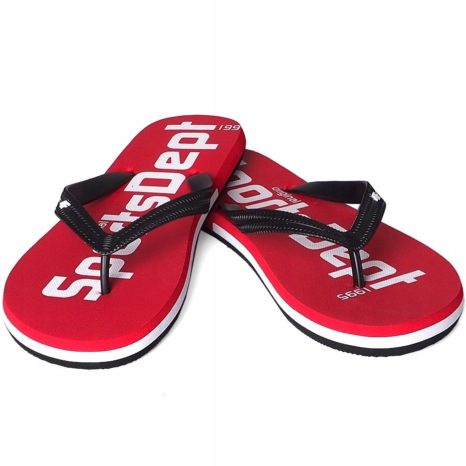 

Klapki Japonki męskie basenowe 4F czerwone 44