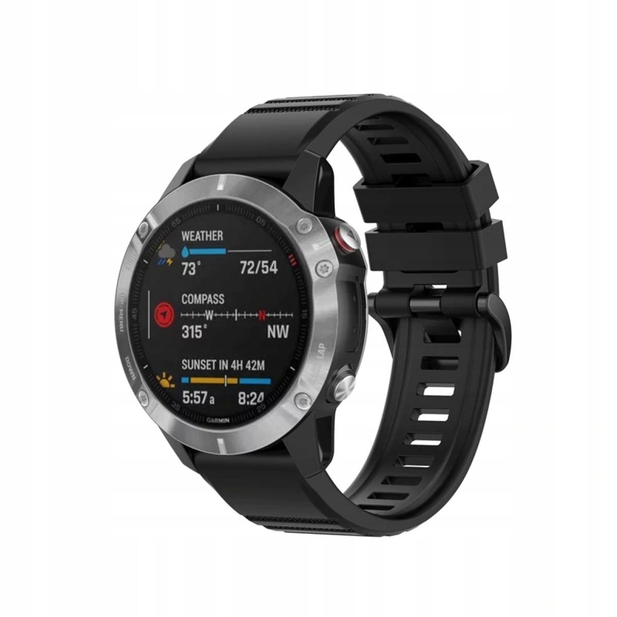

Gumowy Pasek 22MM Do Garmin Fenix 5/5 Plus 6/6 Pro