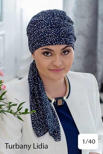 CHUSTA BASIA SZYFON Turbany LIDIA 1/40 Marka inna