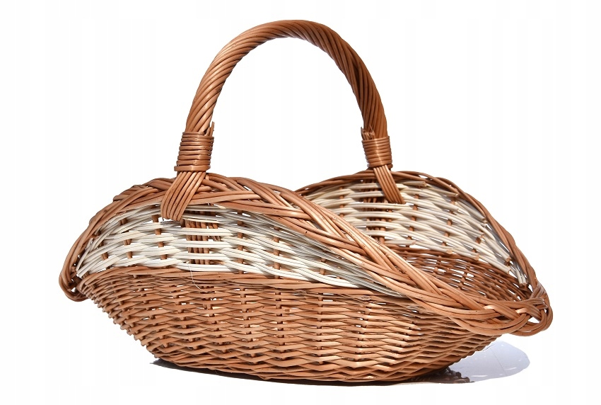 Proutěný Velký koš na dřevo do krbu Mocný XL